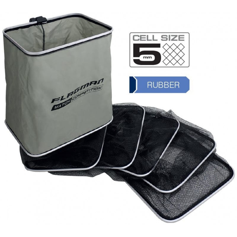 Flagman Siatka Keepnet Rubber Mesh 50x40cm 300cm
