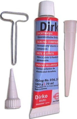 ELRING DIRKO MASA USZCZ. SILIKON BEŻOWY 70ML - Petrostar