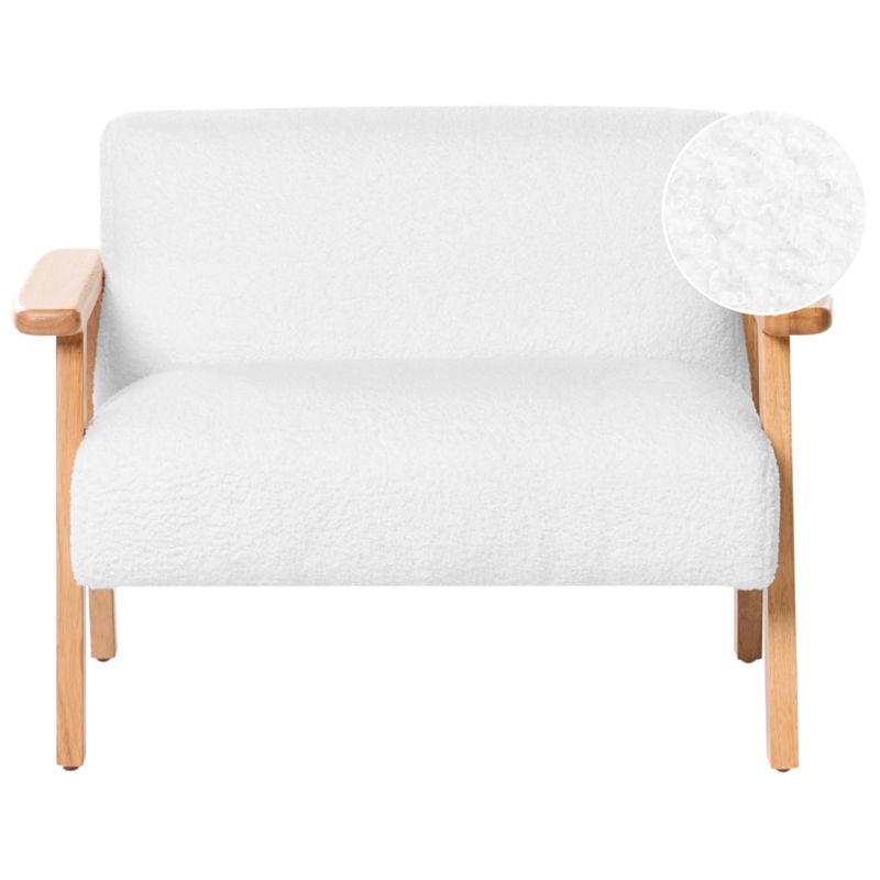 Sofa dziecięca Lalmo Boucle Biały 1 szt.