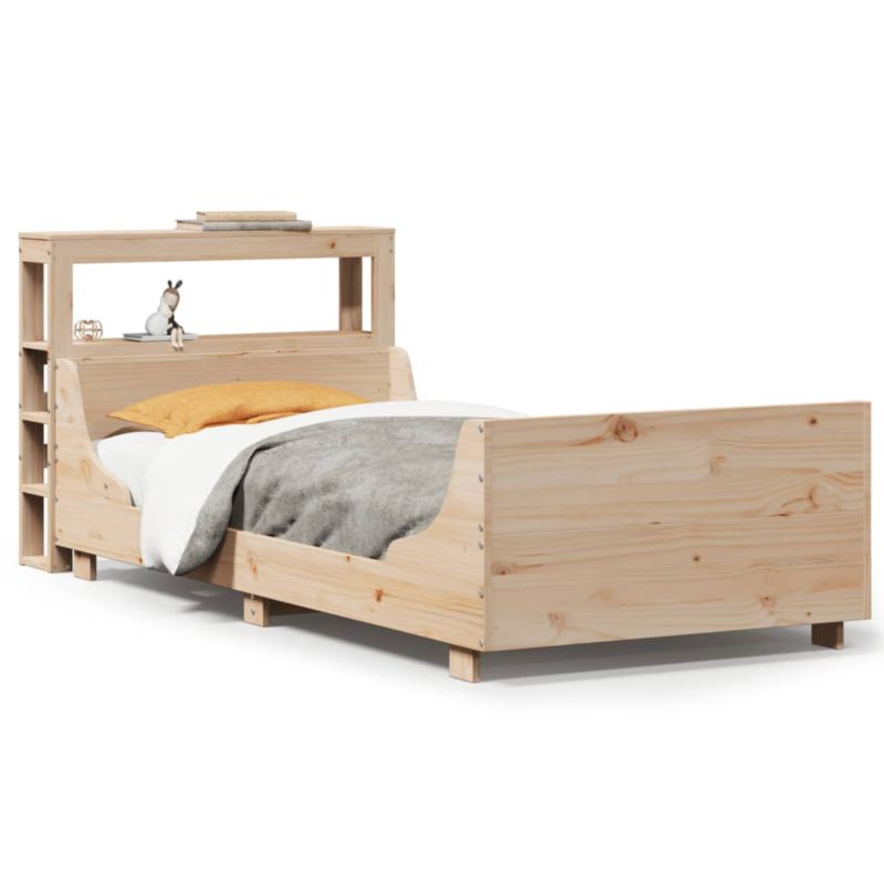 Rama łóżka WaszeMeble 80x200 cm Brązowy sosna WM-3306483 1 szt.