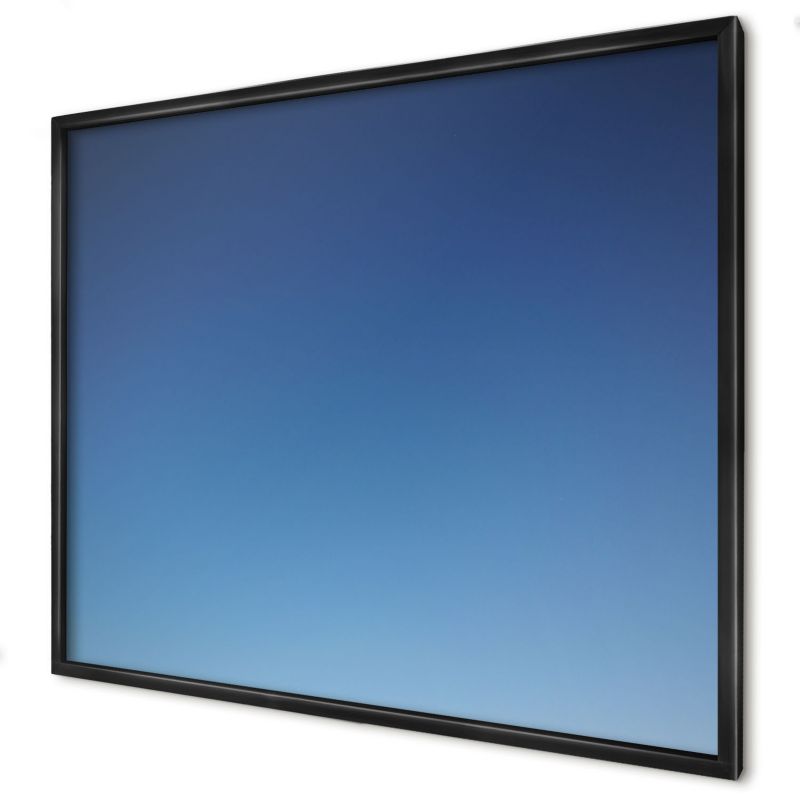 Tablica magnetyczna do salonu Wallfluent 80x60 Niebieskie gradienty w czarnej ramie 1szt