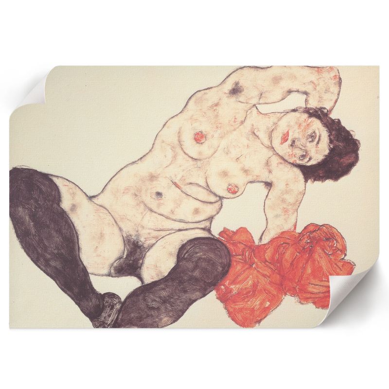 Plakat ArtPrintCave 84x59,5 cm Akt kobiecy Egon Schiele 1 szt.