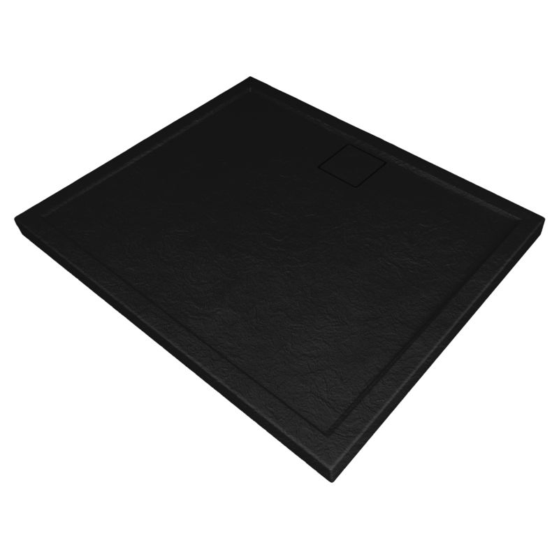 Brodzik akrylowy Schedpol Floo Black Stone prostokątny 90x120x5 cm 1 szt.