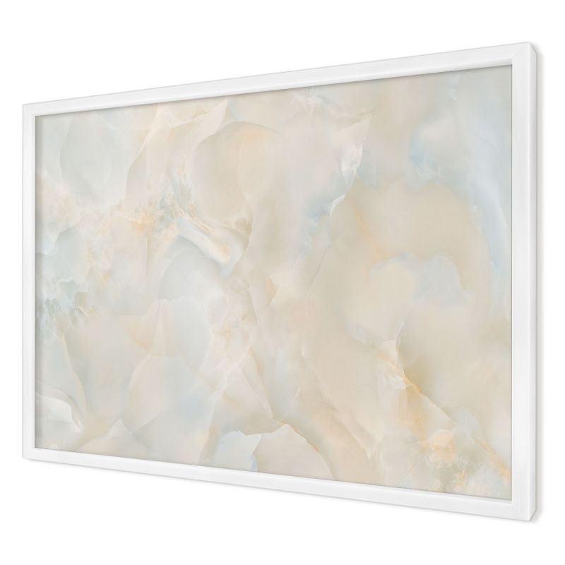 Tablica magnetyczna do salonu Wallfluent 60x40 Subtelna elegancja w białej ramie 1szt