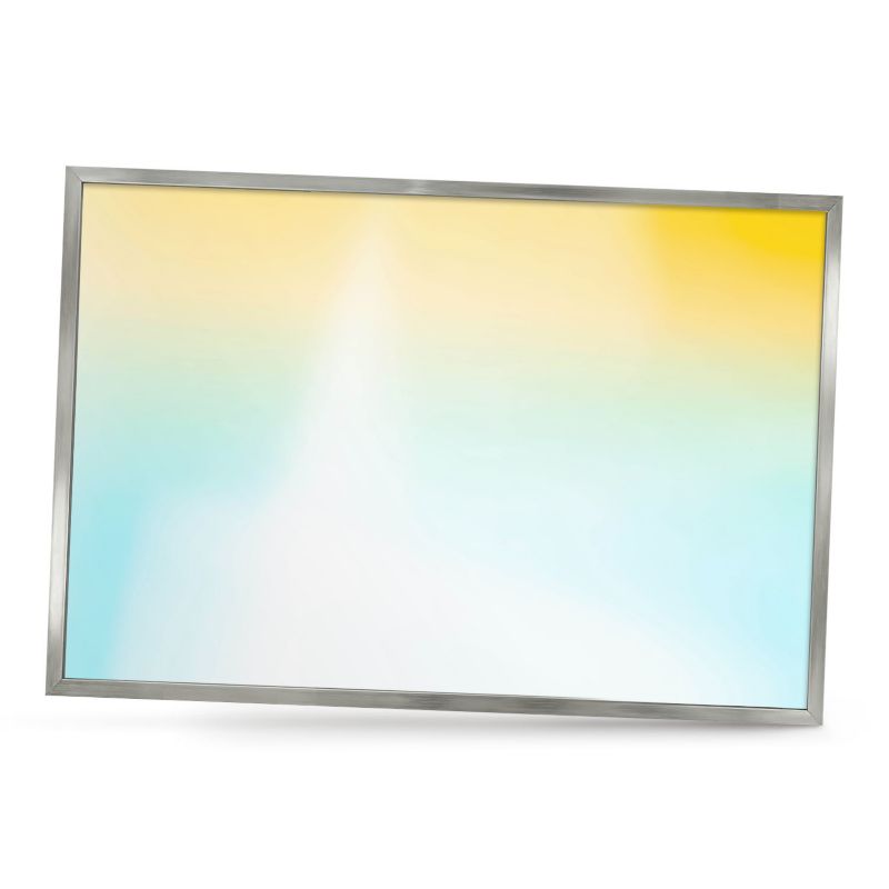 Tablica magnetyczna dekoracyjna ArtPrintCave 60x40 Pastelowy relaks w srebrnej ramie 1szt