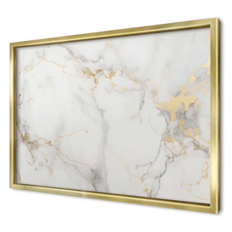 Ozdobna tablica magnetyczna Wallfluent 60x40 Delikatna elegancja w złotej ramie 1szt