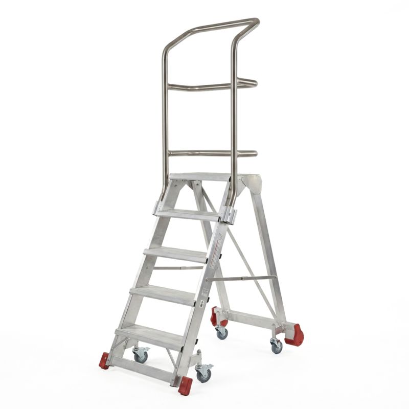 Drabina magazynowa FARAONE 5-stopniowa CM 5PR- 3,23 m 1 szt