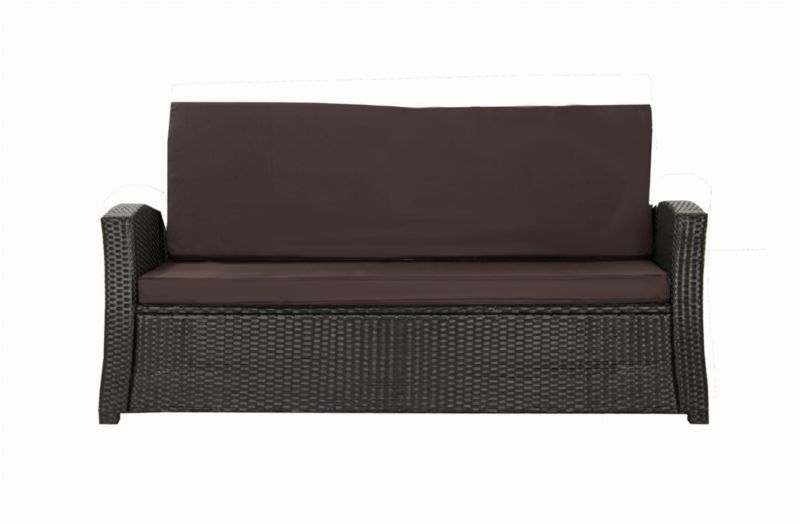 Poduszka ogrodowa na sofę Technorattan, Setgarden,170x60cm +170x50cm Brązowa dwustronne Poduszki na meble ogrodowe-Rattan, 1szt