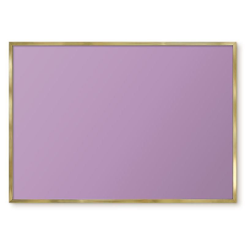 Tablica Na Magnesy Z Wakacji Tulup 100x70 cm Jasny fioletowy - Złota rama Do sypialni, salonu 1 szt.