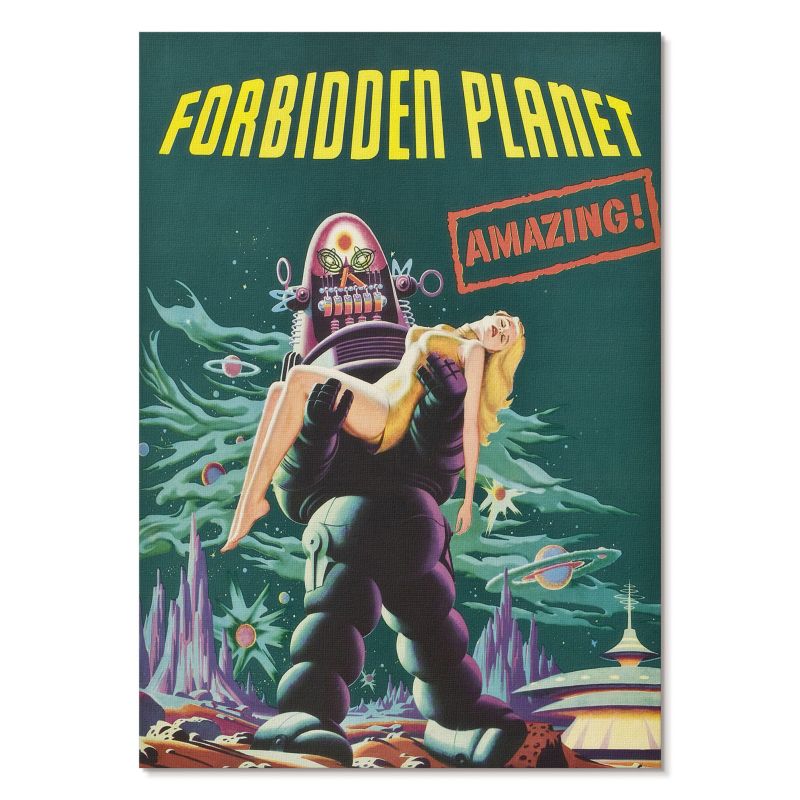 Plakat na Ścianę Tulup 42x59,4 cm (A2) Zakazana planeta Do salonu, sypialni, biura 1 szt.