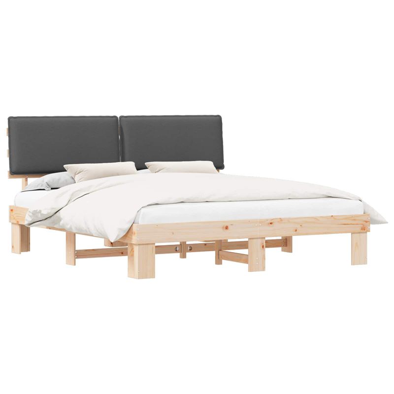 Łóżko Drewniane WaszeMeble 180x200 cm Brązowe WM-3398070 1 szt.