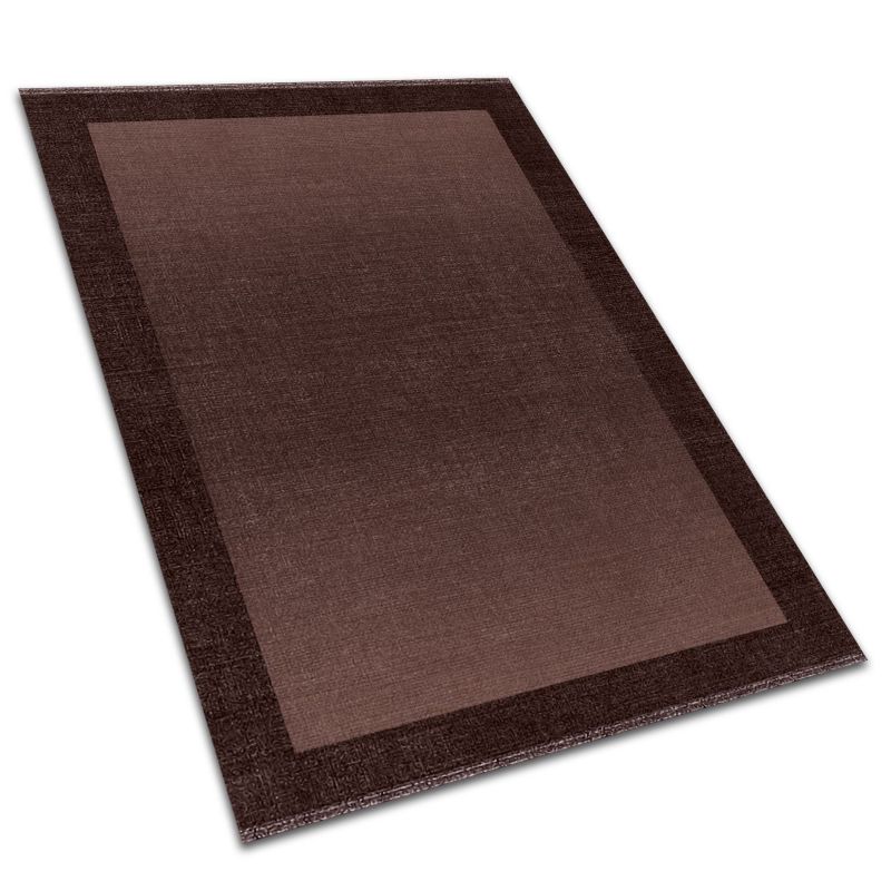 Dywan Ogrodowy Tulup 60x90 cm Na Taras I Balkon Brązowa rama 1 szt.