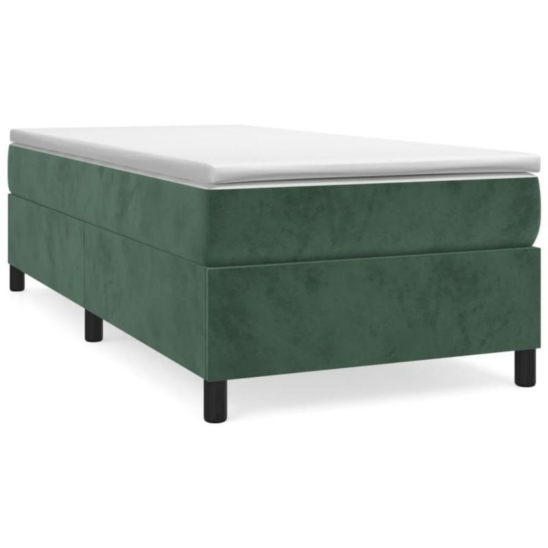 Łóżko tapicerowane WaszeMeble 90x200 cm ciemnozielone WM-3121099 1 szt.