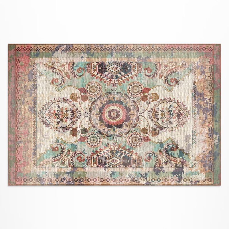 Balkonowy Dywan Winylowy UV Wallfluent 120x180 cm Kolorowy dekoracyjny ornament 1 szt.