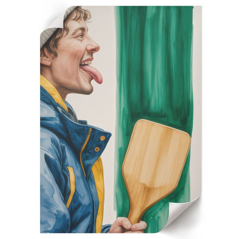 Plakat Dekoracyjny ArtPrintCave 21x29,7 cm Zimowa zabawa ZeroOne 1 szt.