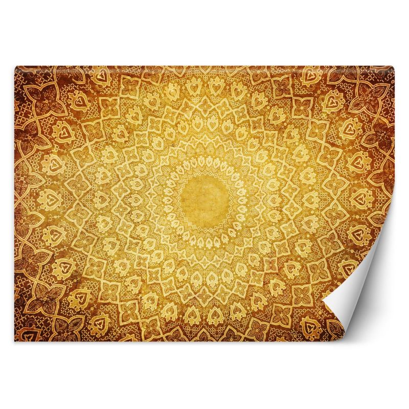 Fototapeta Feeby Orientalna złota mandala 350x245 1 szt