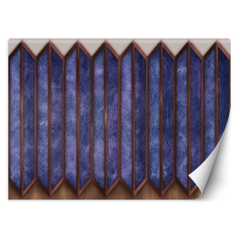 Fototapeta Feeby Fioletowa abstrakcja okna 3D 254x184 1 szt