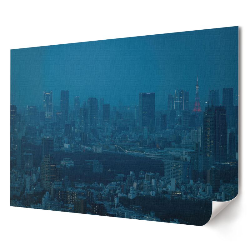 Plakat canvas Wallfluent Format A2 Nocne miasto Artysta Kateko 1 szt.