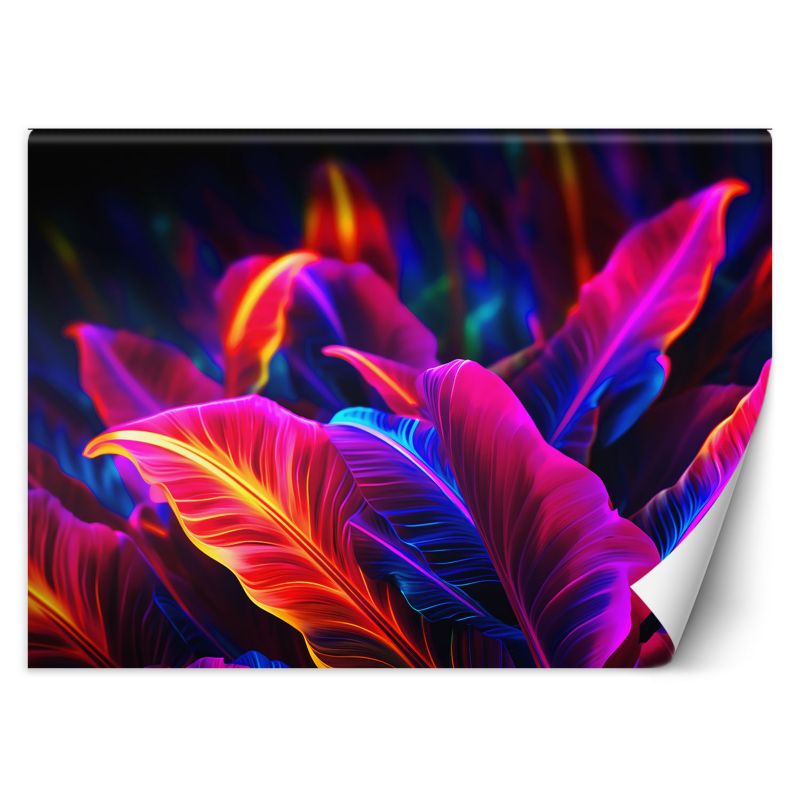 Fototapeta Feeby Neonowe liście 400x280 1 szt