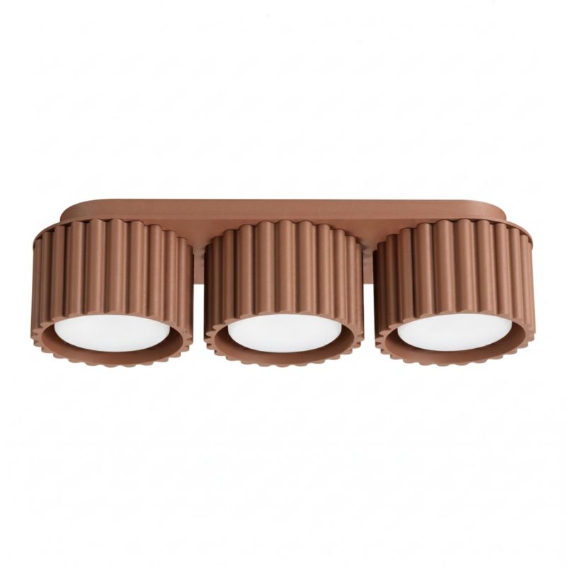 Plafon AURA 3 mocca Gx53 Sollux Lighting 1 szt.