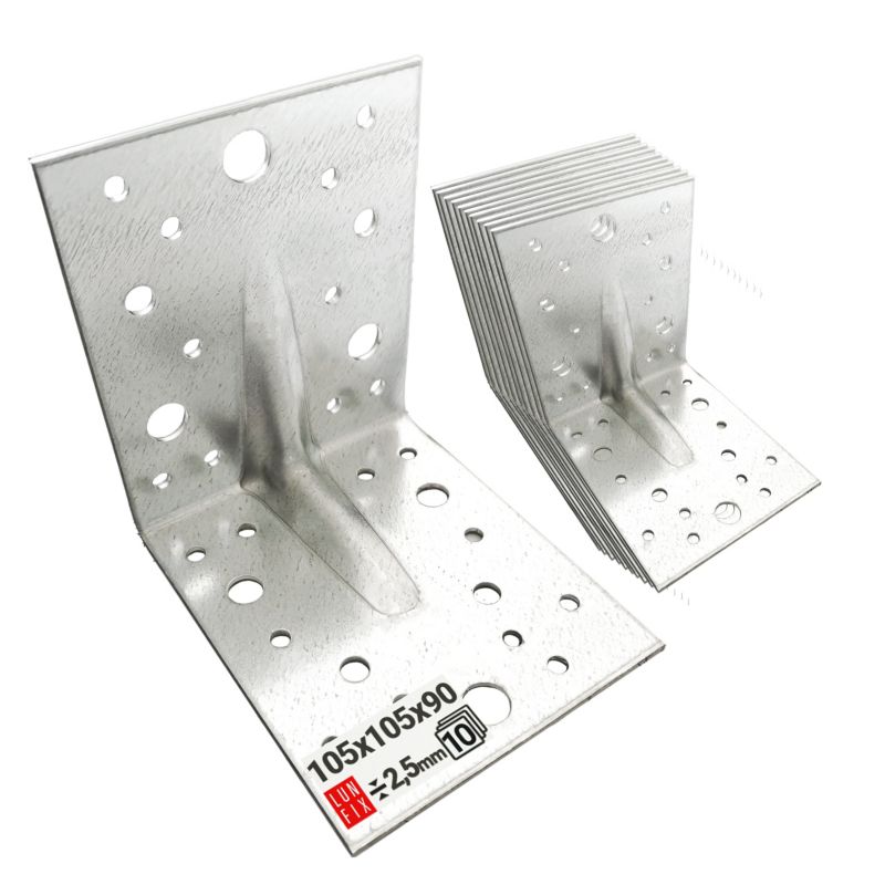 Kątownik ciesielski Lun Fix 105x105x90x2,5 10szt.