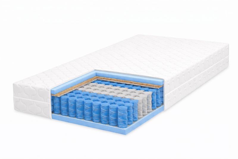 Materac kieszeniowy LUX POCKET kokos 7 stref H2/H3 160x200 HIT