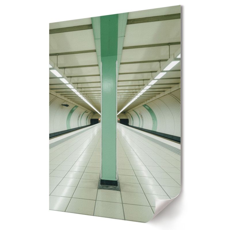 Plakat na płótnie Wallfluent Format A2 Metro tunel Artysta Kateko 1 szt.