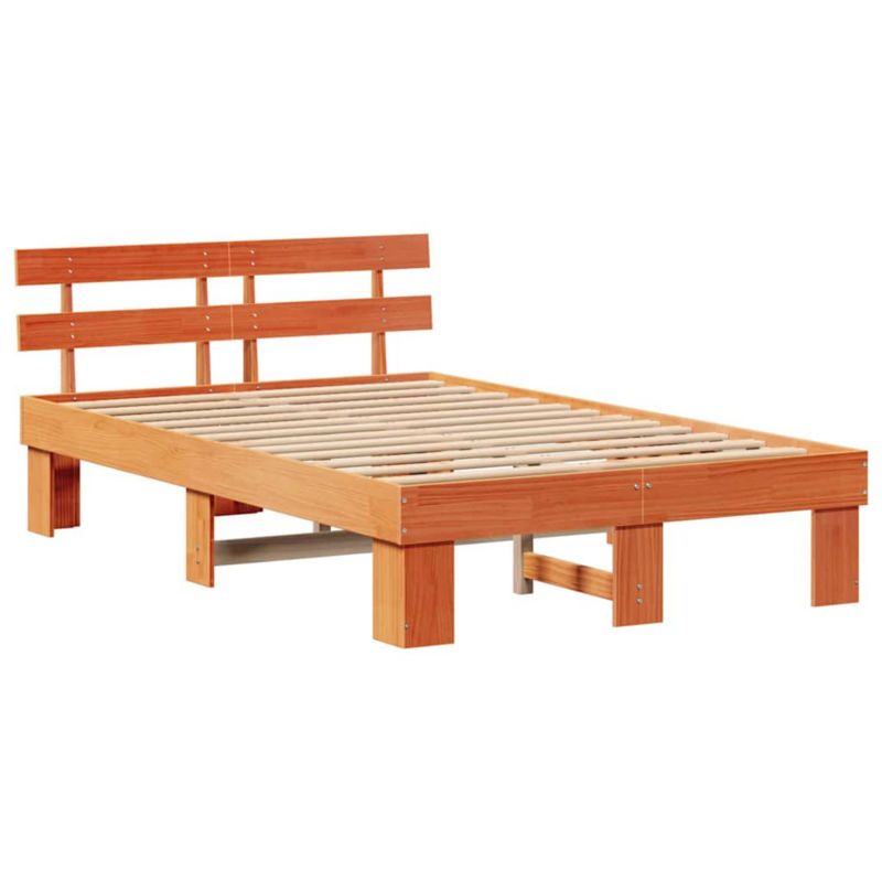 Rama łóżka WaszeMeble 120x200 cm Woskowy brąz sosna WM-872445 1 szt.