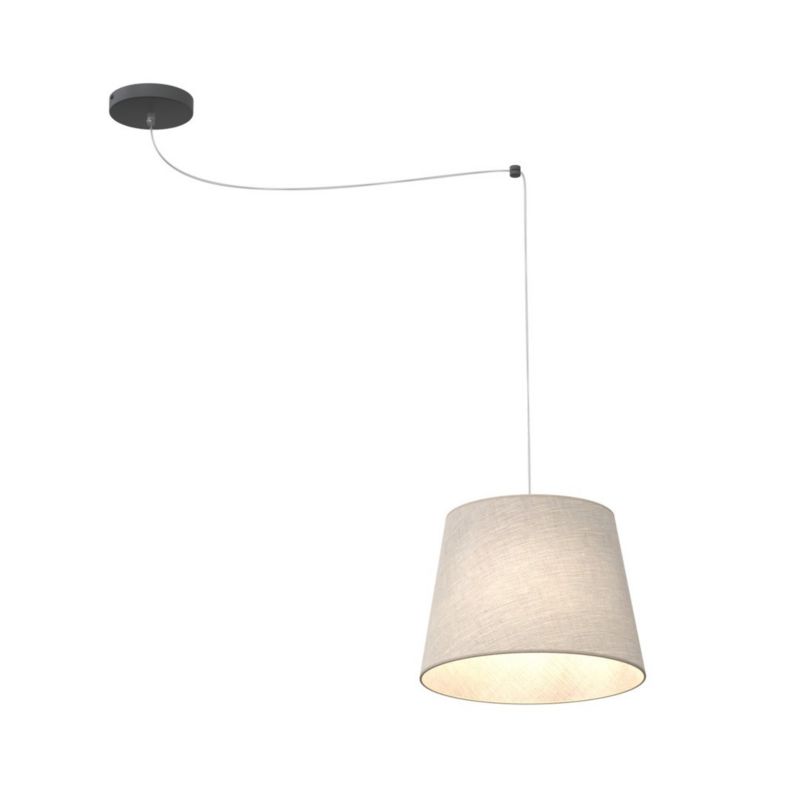 Lampa wisząca Emibig ASCOT beżowa 1xE27x20W IP20 wym:200x38x38cm - 1 szt.