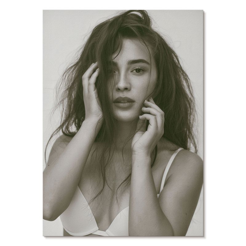 Obraz Plakat Canvas Tulup 42x59,4 cm (A2) Elegancki portret Do sypialni, salonu, biura 1 szt.