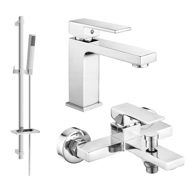 Zestaw wannowy Mexen Uno chrom 71403DQ77-00 1 szt.