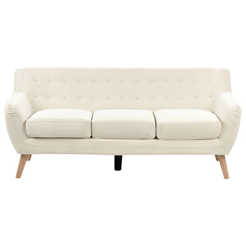 Sofa dla 3 osób Motala Jasnobeżowy 1 szt.