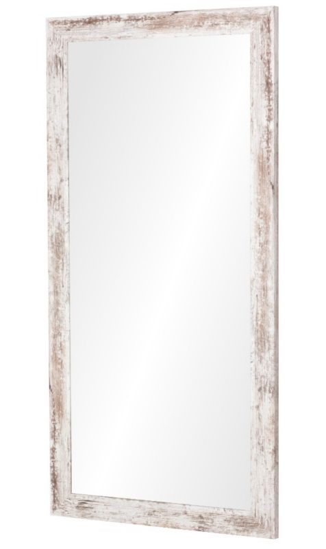 Lustro Profilmat wiszące 160x60 rama kolor shabby biały 1szt.