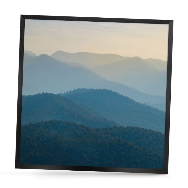 Ozdobna tablica na magnesy ArtPrintCave 50x50 Górskie widoki w czarnej ramie 1szt