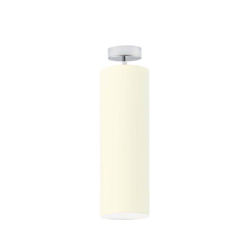 Lampa wisząca Volta Light Factory żyrandol plafon z abażurem tuba Ecru BELL P1 1szt.