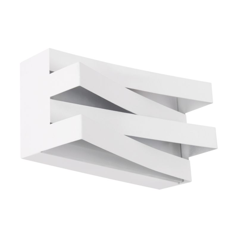 Kinkiet krzyżowe metalowe zdobienia Struhm ALPEN biały LED 12W 4200KK 660lm IP20 wym:10x5,5x5,5cm - 1 szt.