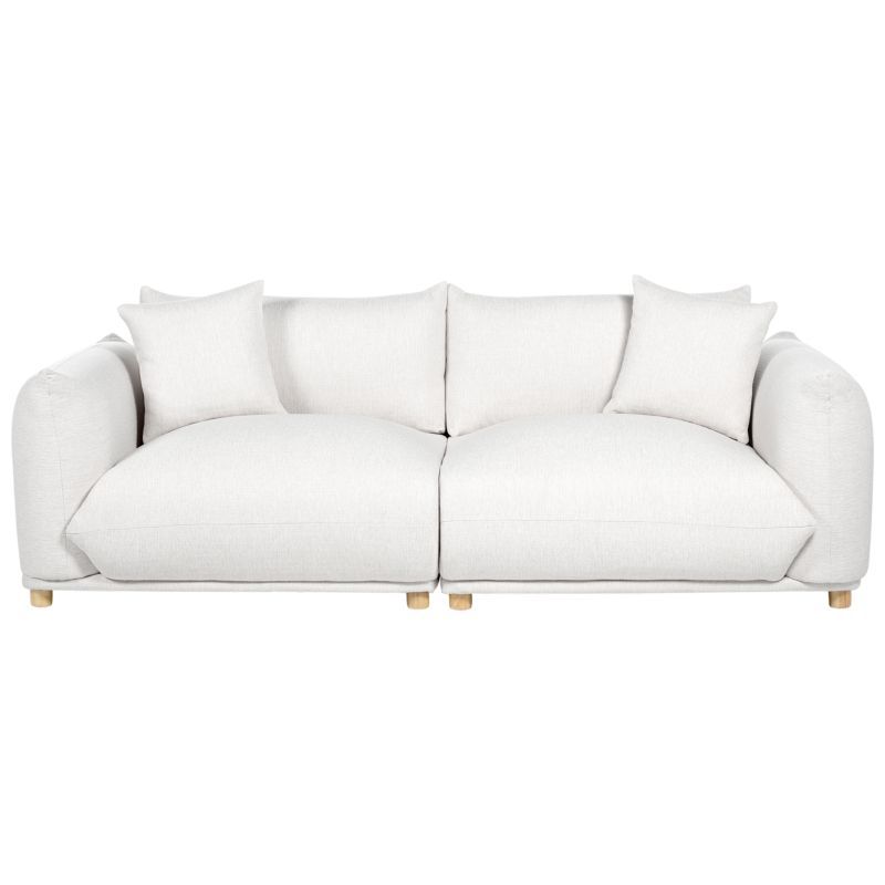 Sofa dla 3 osób Luvos Złamana biel 1 szt.