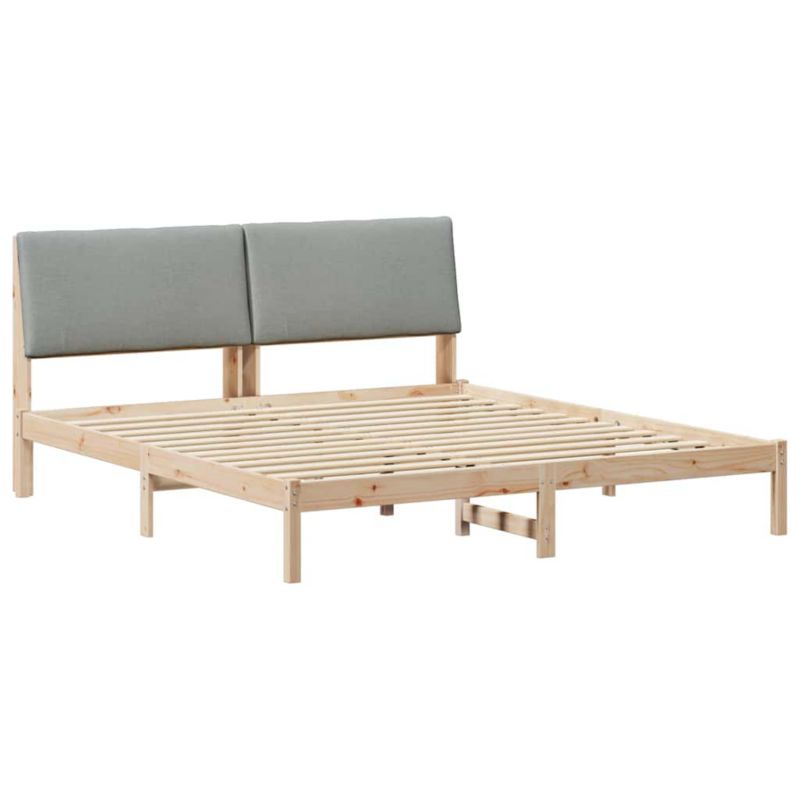 Łóżko Drewniane WaszeMeble 200x200 cm Brązowe WM-3394358 1 szt.