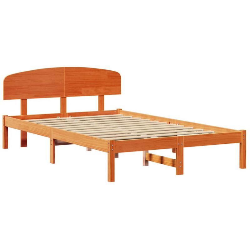 Rama łóżka WaszeMeble 120x200 cm Woskowy brąz sosna WM-872067 1 szt.