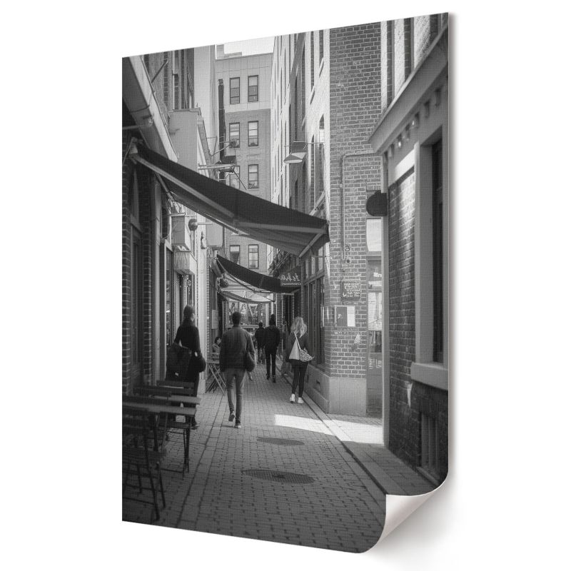 Plakat canvas Wallfluent Format A3 Miejska uliczka Artysta Leona 1 szt.