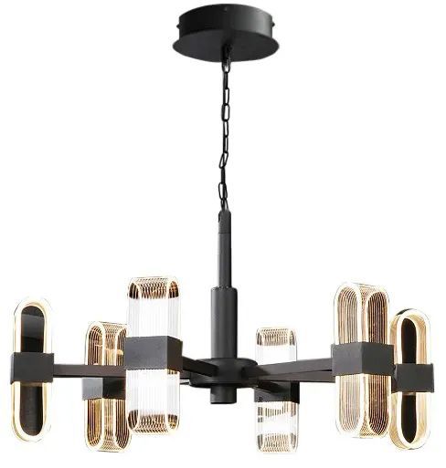 Lampa Sufitowa Wisząca Toolight App770-6C Czarny