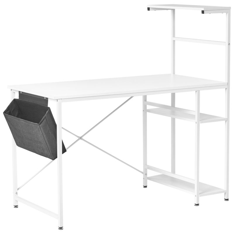 Biurko Aramingo Biały 120 cm 60 cm ze schowkiem 1 szt.