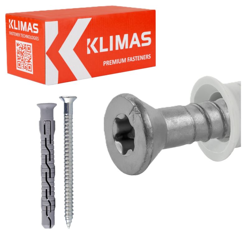 Kołki rozporowe ramowe Klimas S KPS-FAST 8x80 mm ocynkowane 50szt
