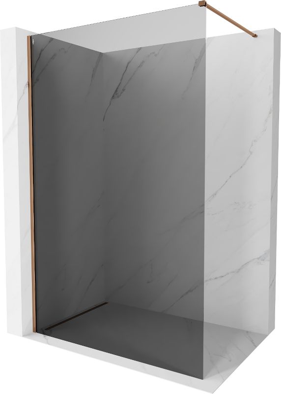 Ścianka prysznicowa Mexen Kioto-X grafit różowe złoto 110x200 800-110-101-60-40-X 1 szt.