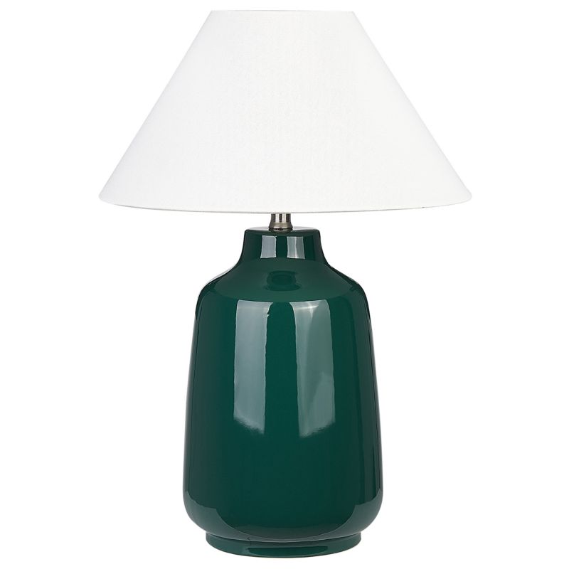 Lampa stołowa Careta Ceramika Ciemnozielony 1 szt.