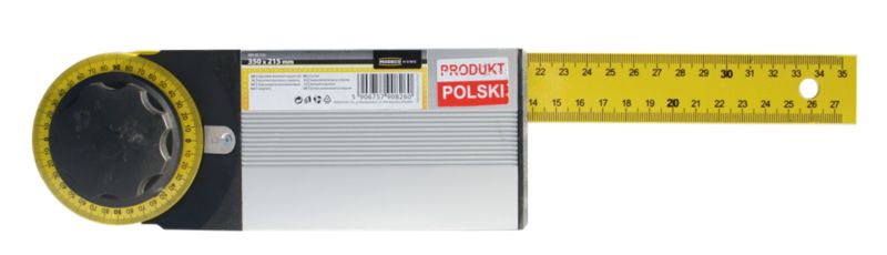Kątomierz aluminiowy nastawny Home Tools 750 mm - zawieszka papierowa - 1 szt.