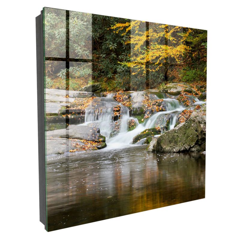 Skrzyneczka Na Klucze Tulup 30x30 cm Jesienne odświeżenie - Czarna - Otwierana na prawo 1 szt.