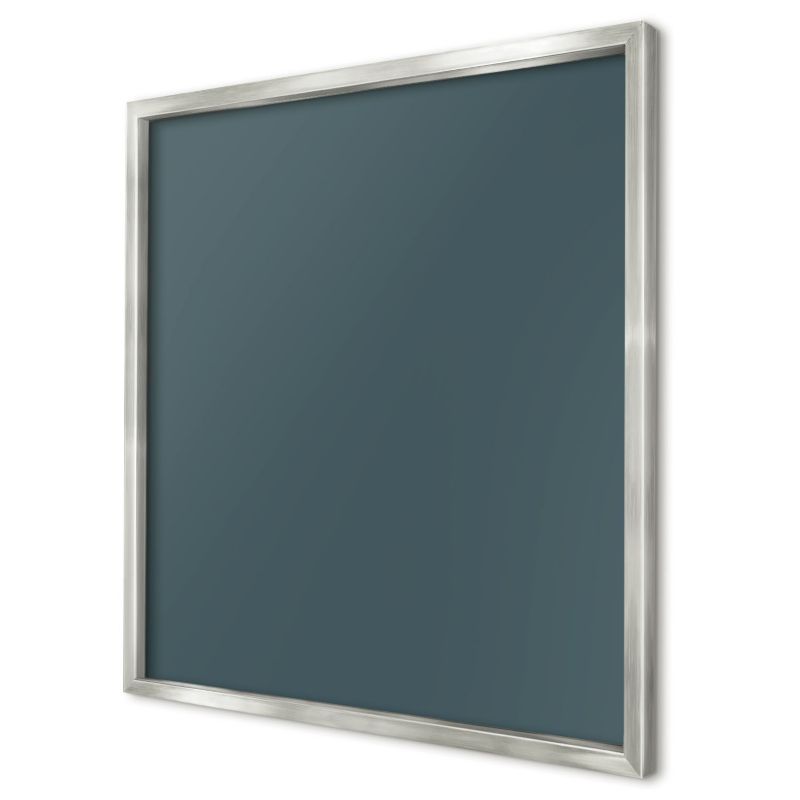 Ozdobna tablica magnetyczna Wallfluent 50x50 Turkusowy w srebrnej ramie 1szt