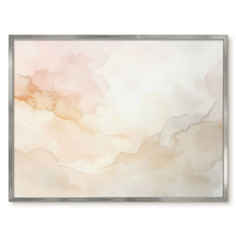 Tablica Magnetyczna Na Magnesy Tulup 80x60 cm Spokój pastelowy - Srebrna rama Do sypialni, salonu 1 szt.