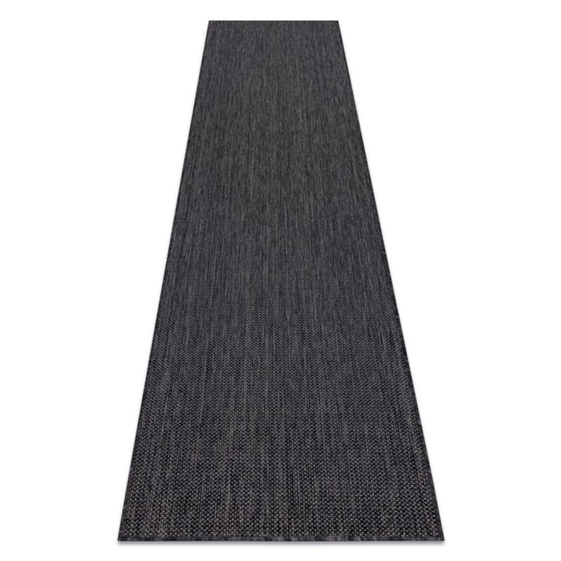 Dywan zewnętrzny Sion RugsX 70x250 cm czarny D2503 1 szt.